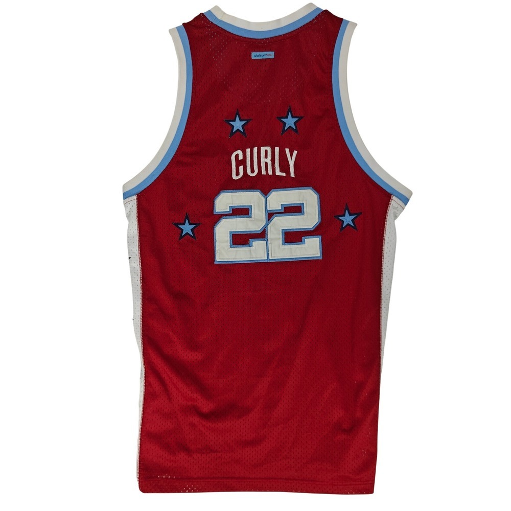 Vintage Platinum FUBU Harlem Globetrotters Curly 22 Jersey XL 75th Anniv - Picture 2 of 5